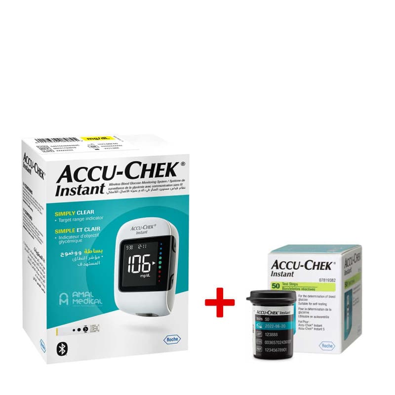 Accu-chek® Coffret Instant + 60 Bandelette