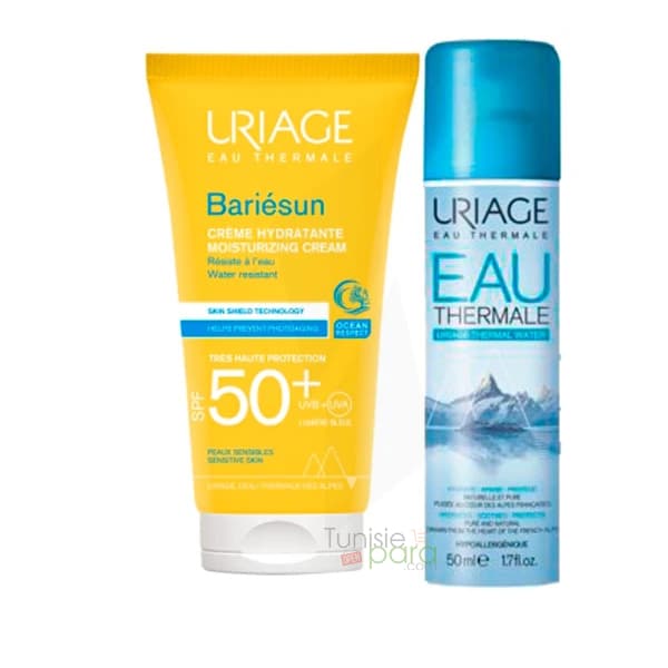 Uriage Bariesun Creme Hydratante Spf50+ 50ml + Spray Eau Thermale 50ml