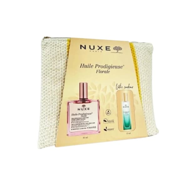 Huile Prodigieuse Florale + Trousse + Mini Parfum Neroli 15 ML Offerts
