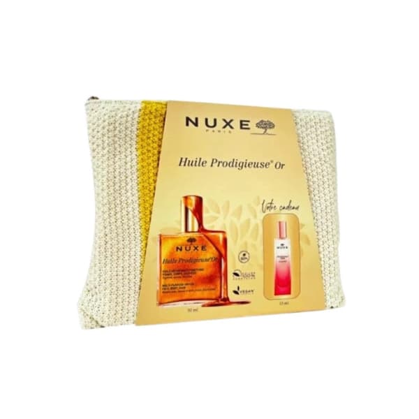Huile Prodigieuse Or + Trousse + Mini Parfum Floral 15 ML Offerts