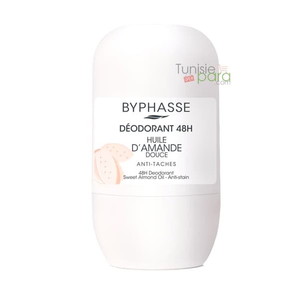 Byphasse Roll On Deo Anti Tache Huile Amande 50 ML