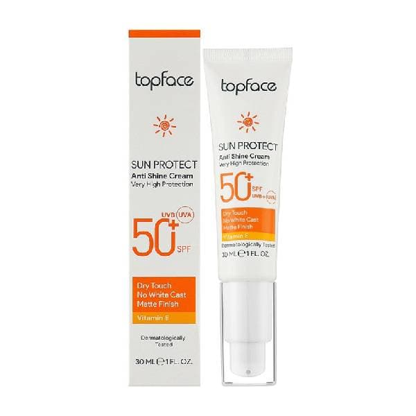 Topface Sun Protect SPF 50+ Creme Solaire Anti-brillance 30ml (date Proche 06/2026)