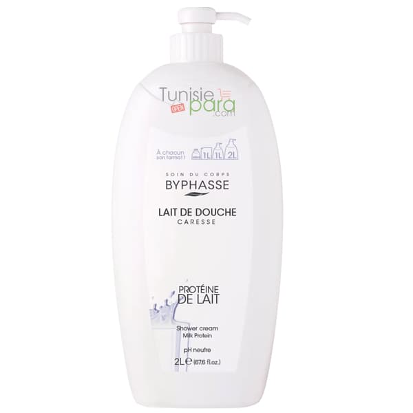 Byphasse Caresse Lait De Douche Proteine De Lait 2L