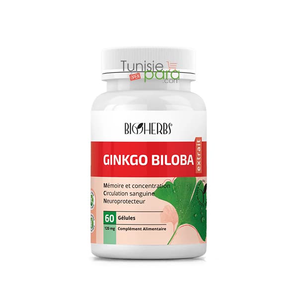 Bioherbs Ginkgo Biloba Gelules Boite 60