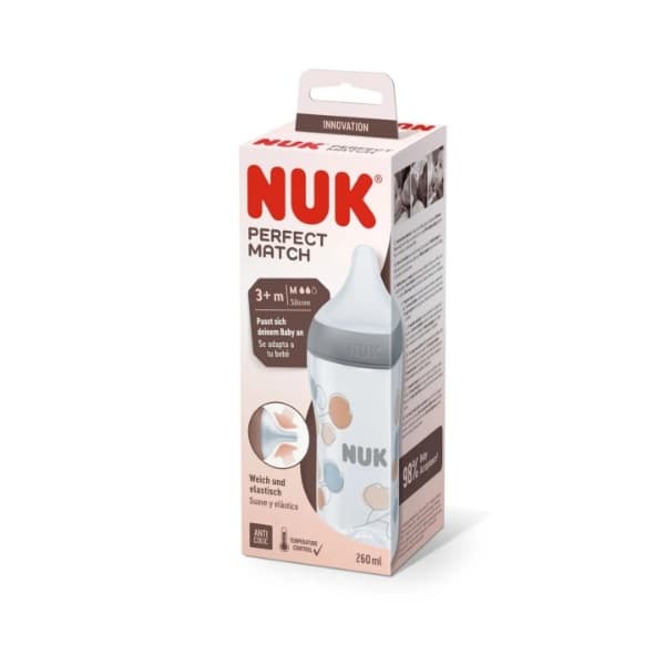 Nuk Perfect Match Biberon M 3m+ 260ML