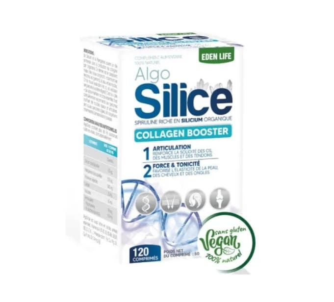 Eden Life Algo Sillice Collagen Booster 120 Comprimes