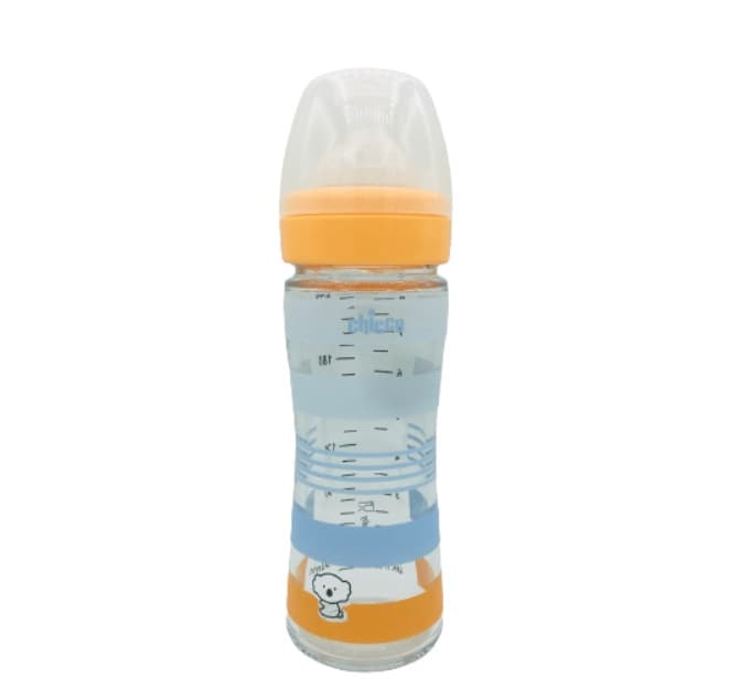 Chicco Biberon Oranger En Verre Garcons 240ml