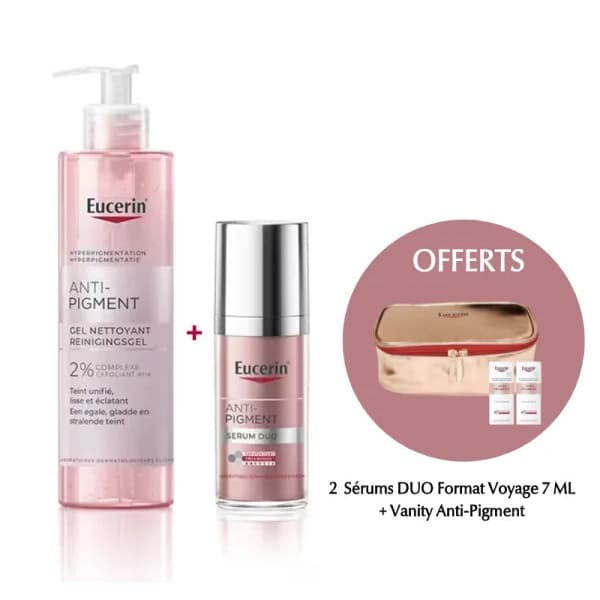 Eucerin Coffret Soin Anti Pigment GEL + Serum + 2 Mini Doses Serum Du Gratuits