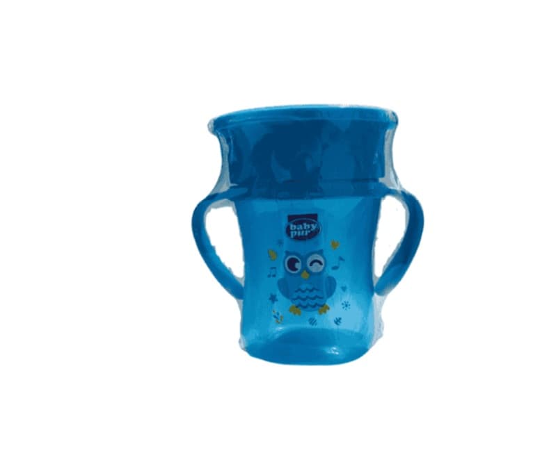 Baby Pur Tasse Magic 360° Avec Anses Ref 78004 Bleu