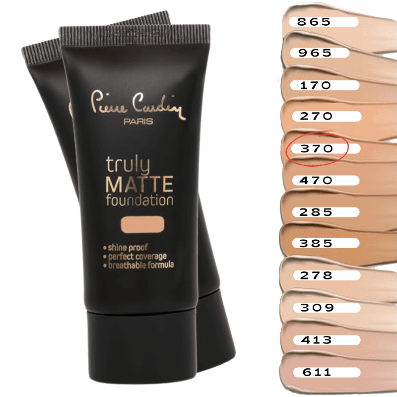 Pierre Cardin Truly Matte Foundation 370 Neutral Beige