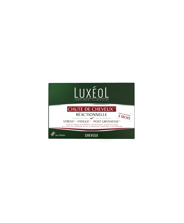 Luxeol Chute De Cheveux Reactionnelle 3 Mois 90 Gelules