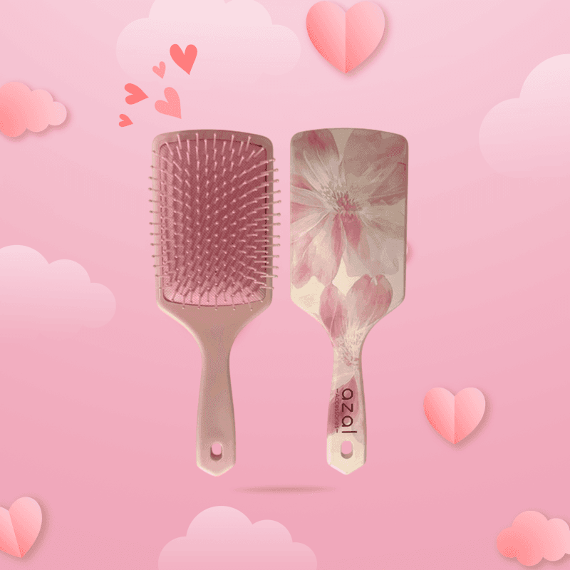 Azal Brosse A Cheveux Rectangulaire Gm Pink Edition Cb7-3