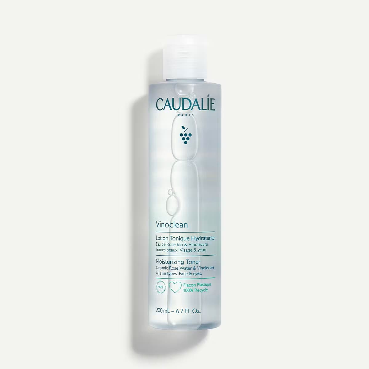 Caudalie Vinoclean Lotion Tonique Hydratante A L_eau De Rose Bio 200ml