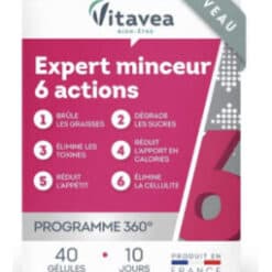 Vitavea Expert Minceurs 6 Actions 40 Gelules