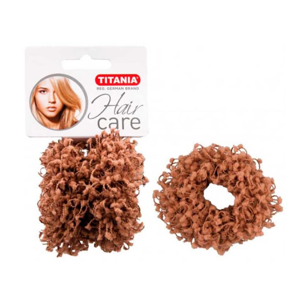 Titania 2 Chouchous Touffus Marrons 6.5cm 7878