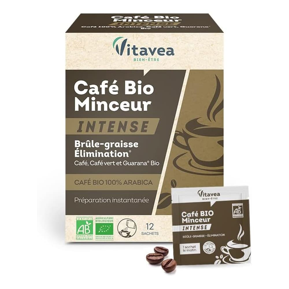 Vitavea Cafe Bio Minceur Boite De 12 Sachets