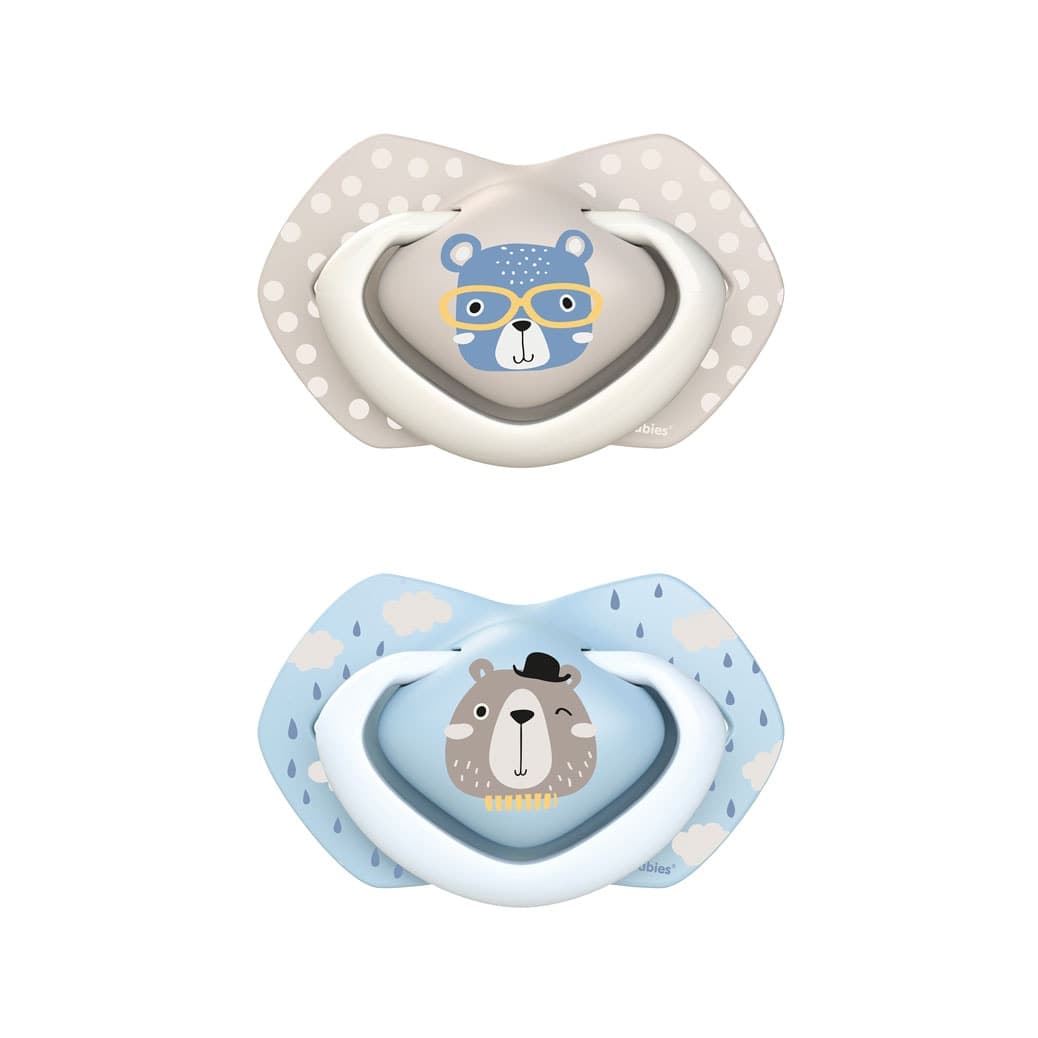 Canpol 2 Sucettes Universelle 0-6M Bonjour Paris Bleu 22/647