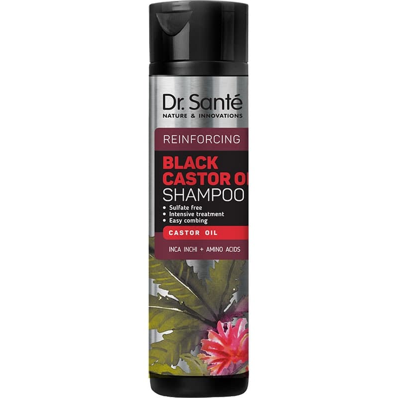 Dr Sante Black Castor Oil Shampooing A L'huile De Ricin Noir 250ml