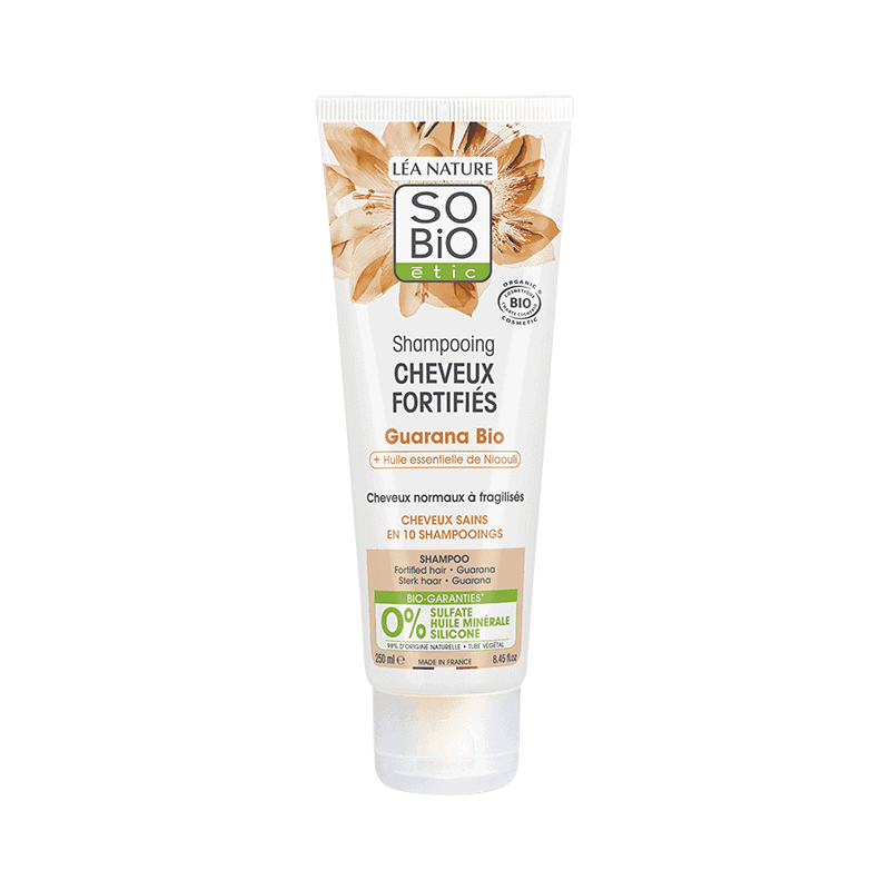 So Bio Cheveux Fortifies Shampoing Guarana & Huile Essentielle De Niaouli Bio 250ml