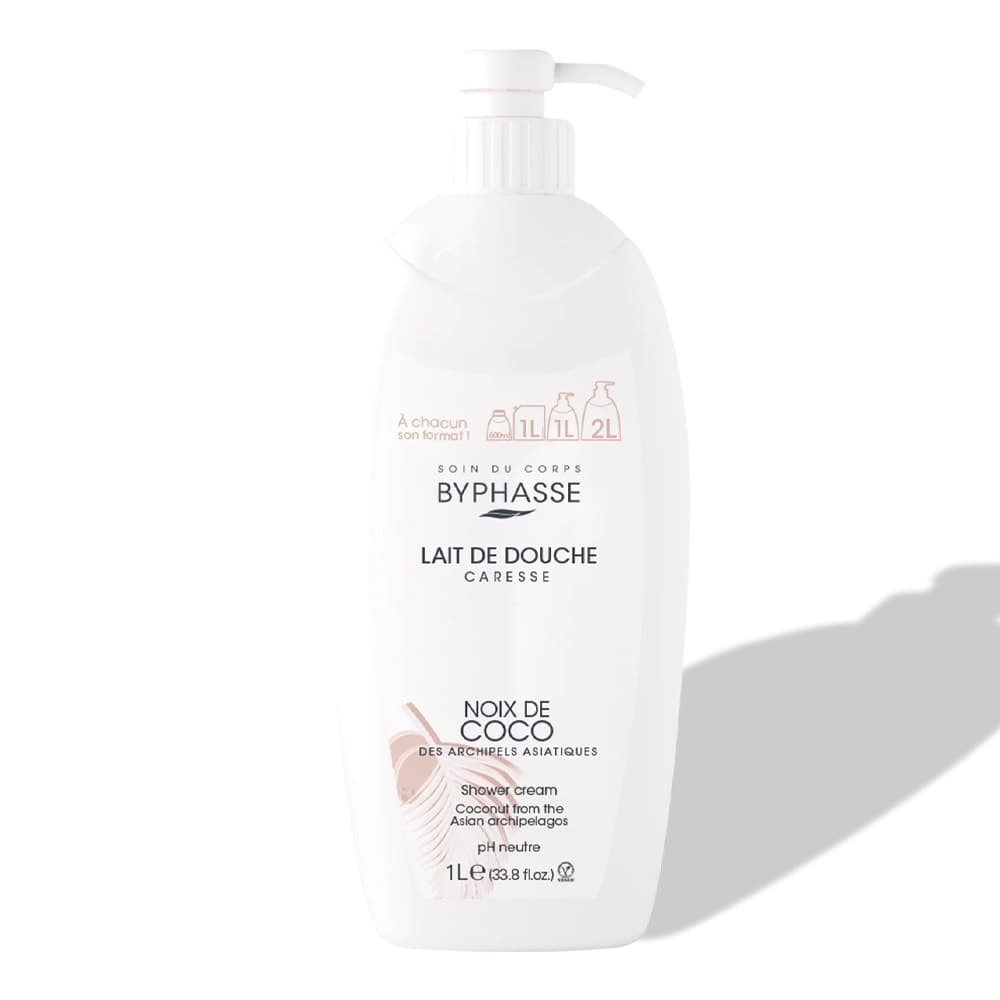 Byphasse Caresse Lait De Douche Noix De Coco 1L