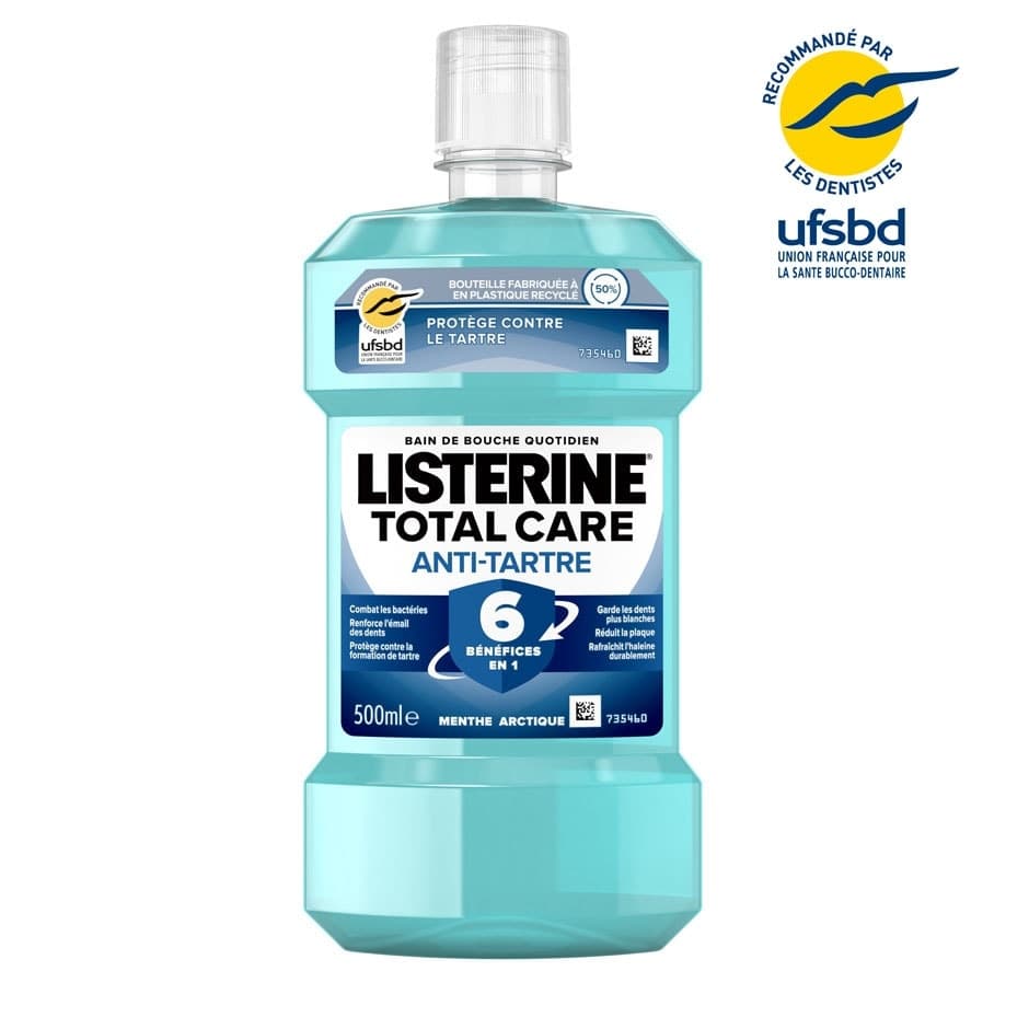 Listerine Total Care Anti-tartre Bain De Bouche 500ml
