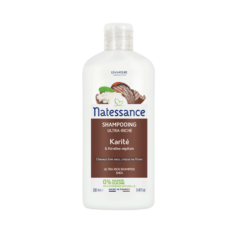 Natessance Shampooing Creme Ultra-nourrissant Karite 250 ML