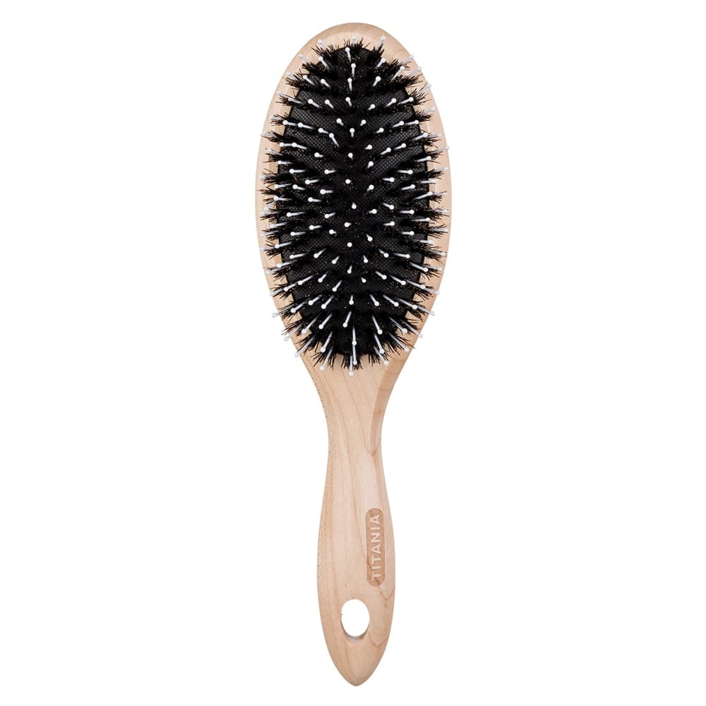 Titania Brosse Pneumatique Nature Erable 22,4CM 2862
