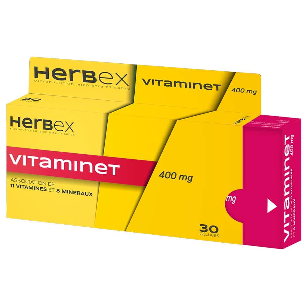 Herbex Vitaminet 30 Gelules