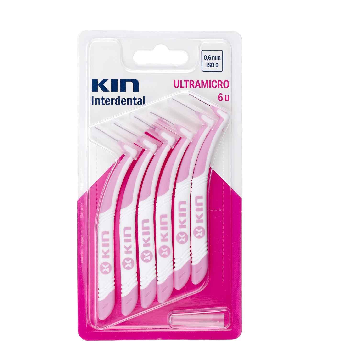 Kin Brossette Interdentaire Ultra Micro 0.6mm 6 Unites