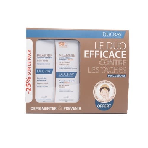 Ducray Le Duo Efficace Contre Les Taches Peaux Seches.