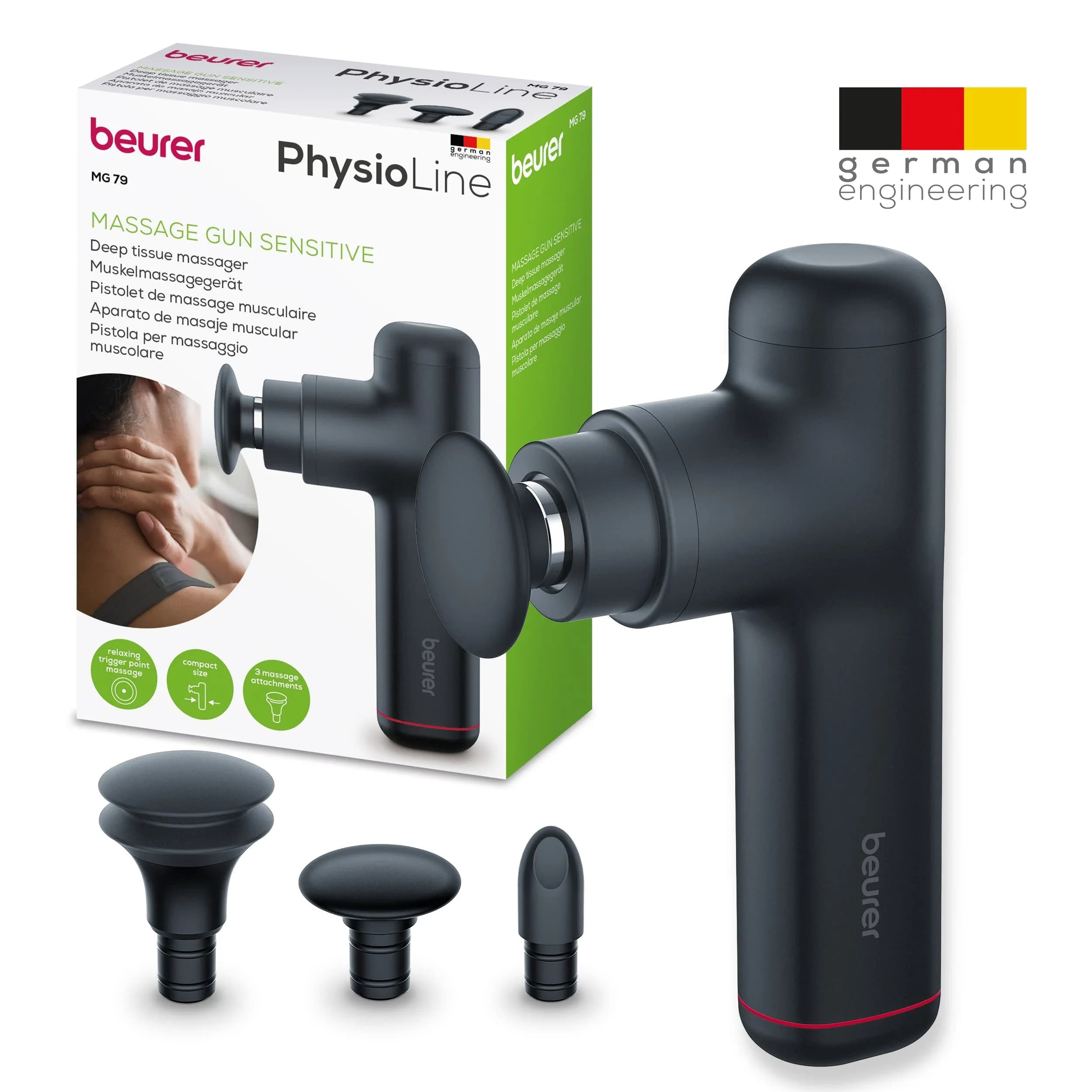Beurer Mg 79 Sensitive Pistolet De Massage Musculaire