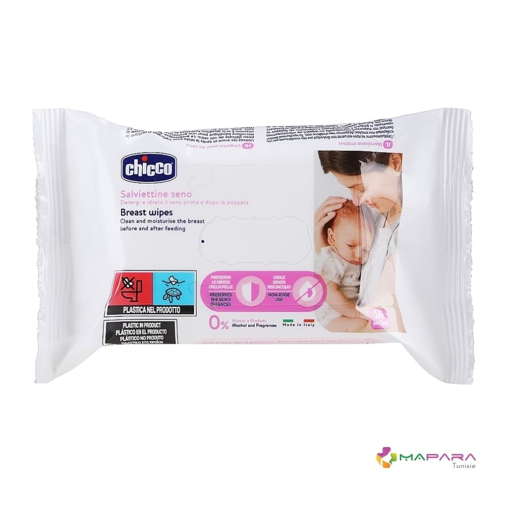 Chicco Lingette Pour Les Seins 72pcs
