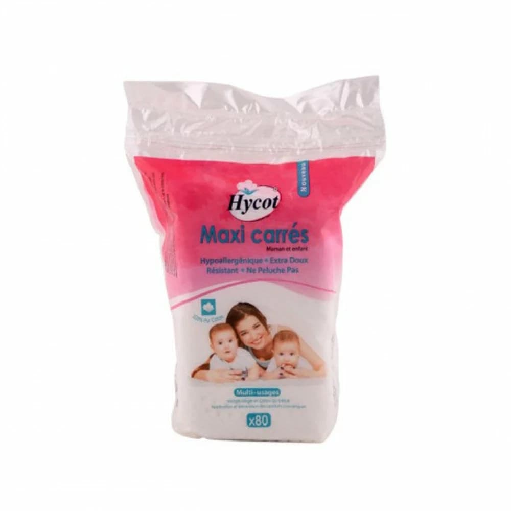 Hycot Coton Maxi Carres 80 Pieces