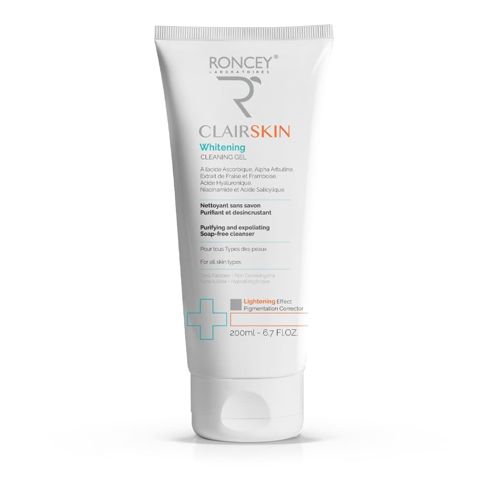 Roncey Clairskin GEL Nettoyant Eclaircissant Anti-taches 200ml