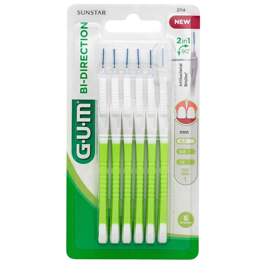 Gum Brossette Interdentaire Bi-direction 0,7mm 2114
