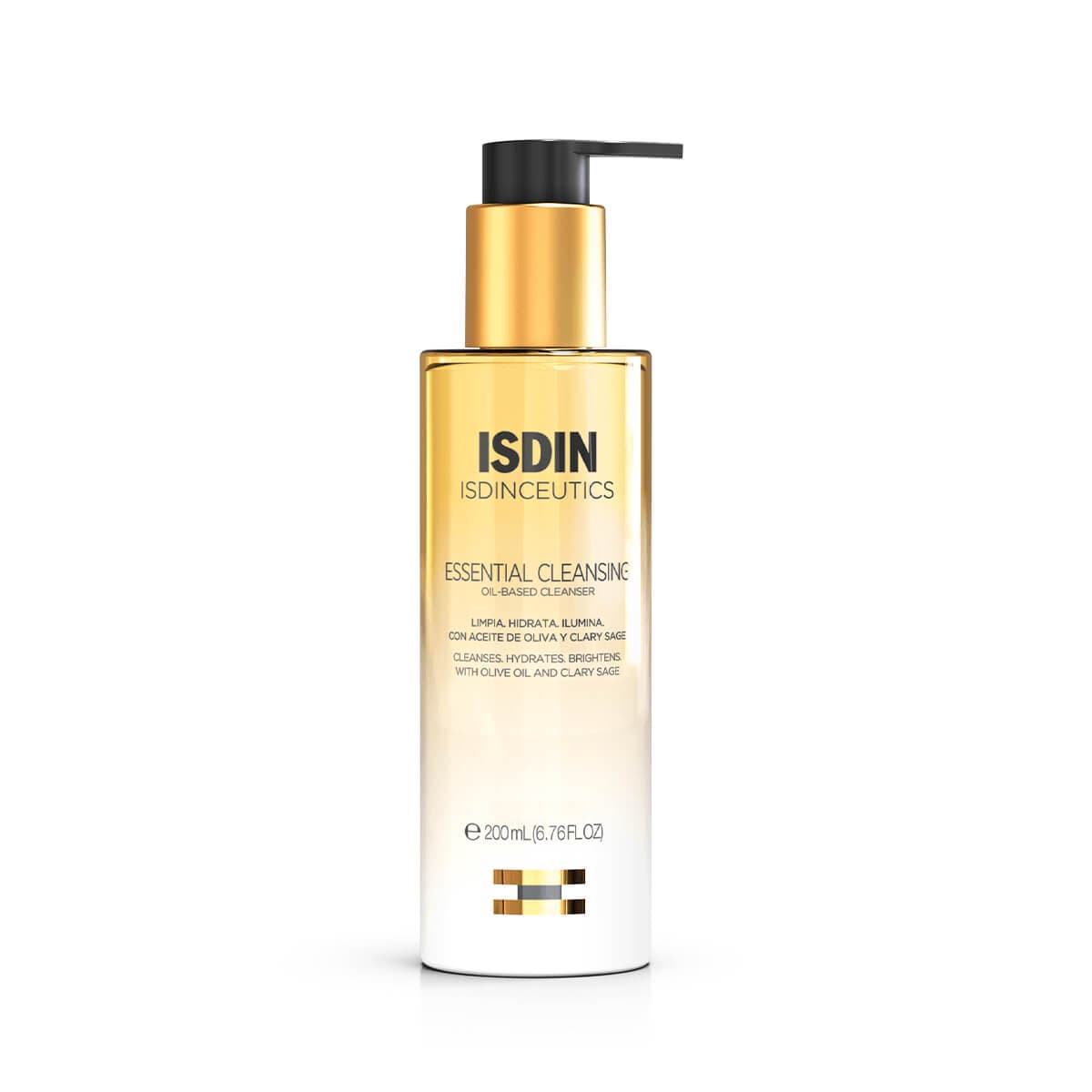 ISDIN Isdinceutics Essential Cleansing Huile Nettoyante Et Demaquillante Visage 200ml