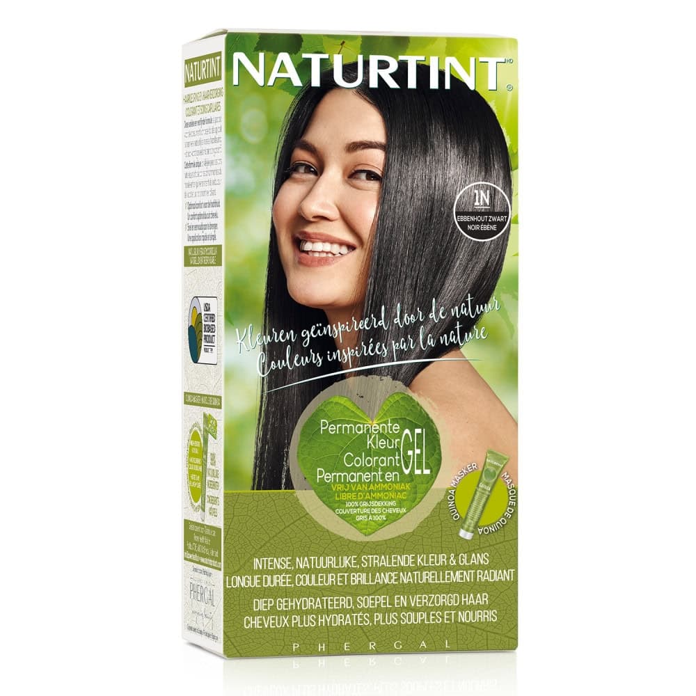 Naturtint Colorant Permanent En GEL 1N Noir Ebene 170ml