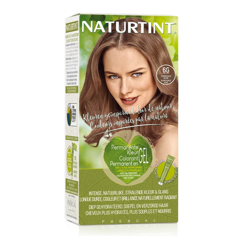 Naturtint Colorant Permanent En GEL 6G Blond Fonce Dore 170ml