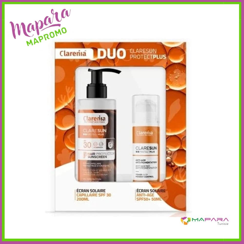 Clarenia Duo Ecran Anti Taches + Ecran Cheveux -40%