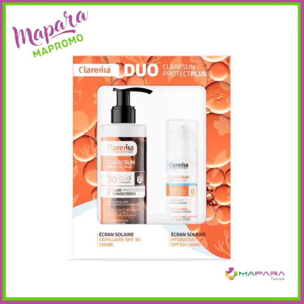 Clarenia Duo Ecran Gel-creme + Ecran Cheveux -40%