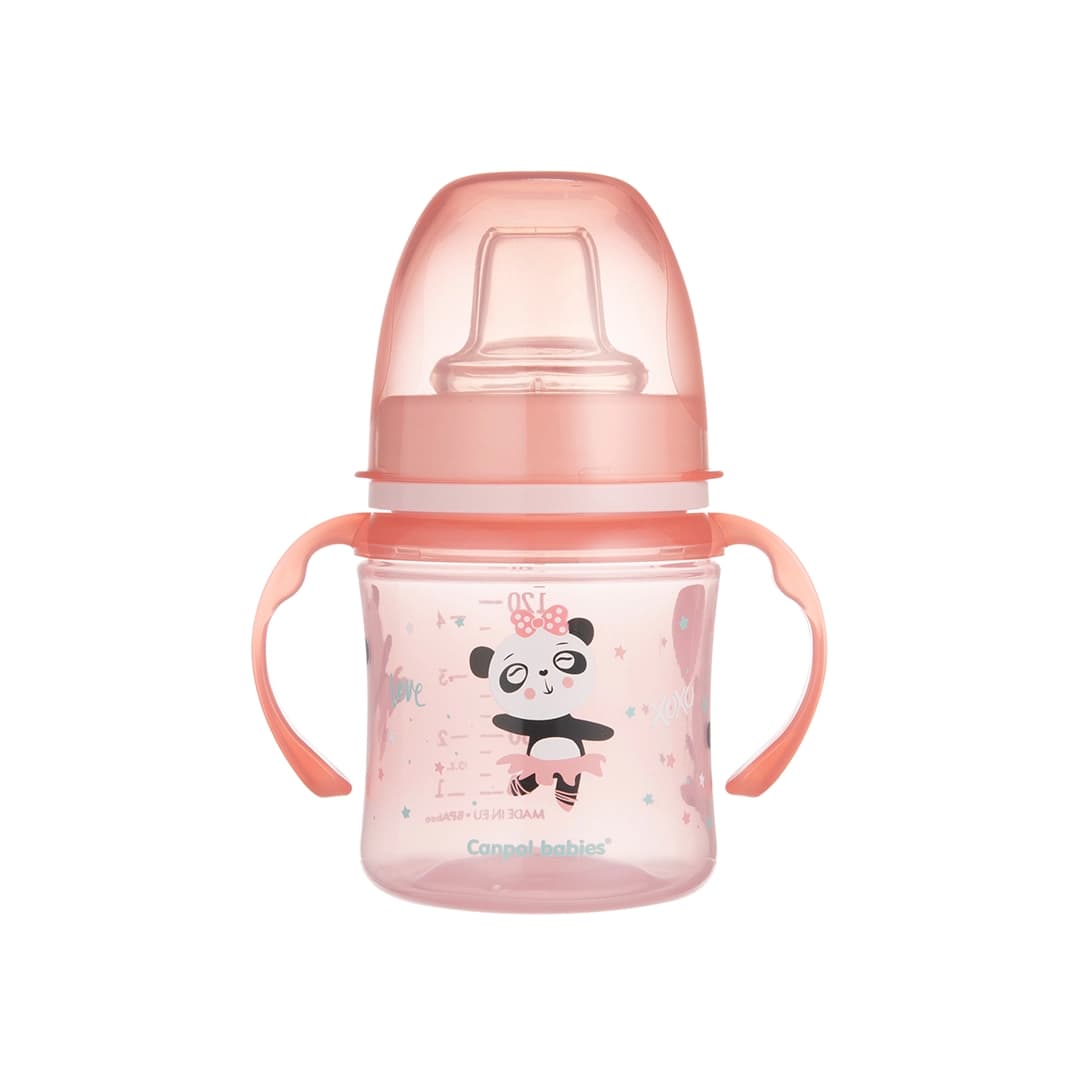 Canpol Babies Tasse 120ML Exotic Animals Rose 35/207