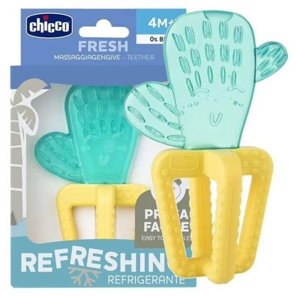 Chicco Anneau De Dentition Refrigerant Avec Eau Cactus 4m+