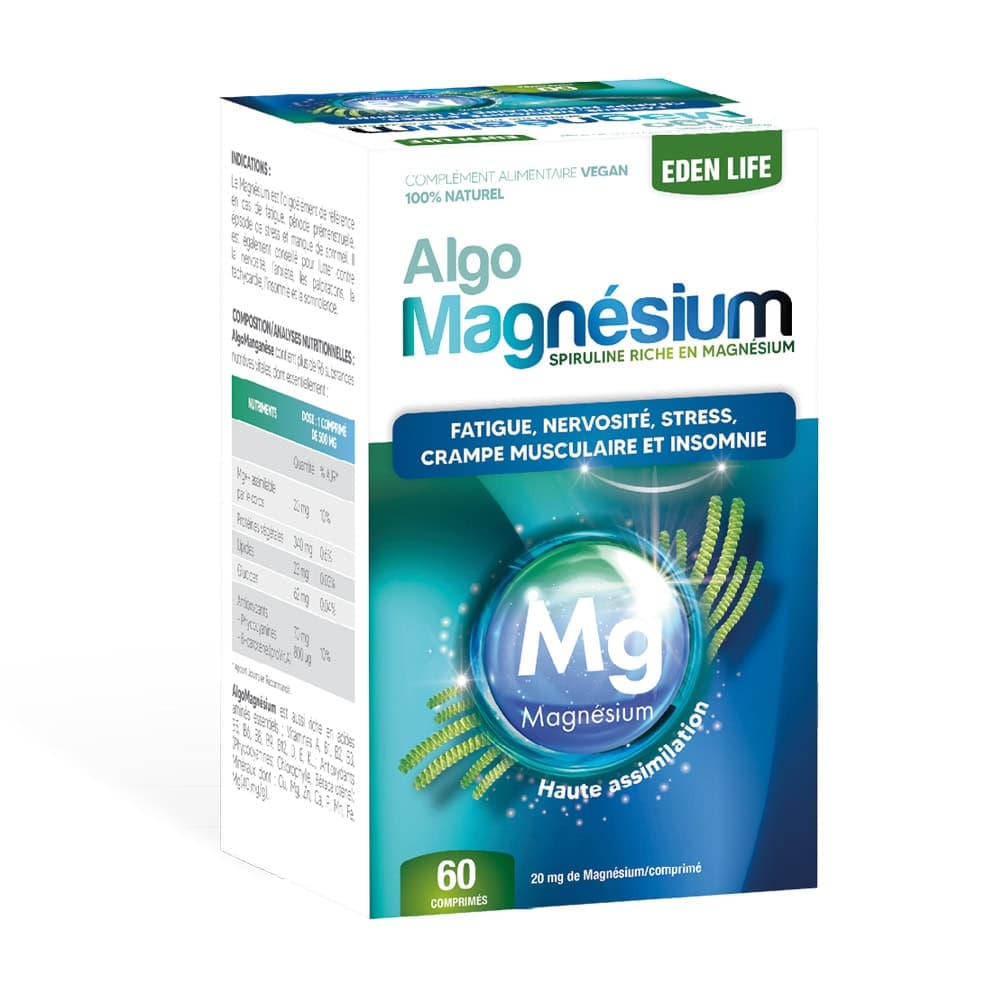 Eden Life Algomagnesium 60 Comprimes