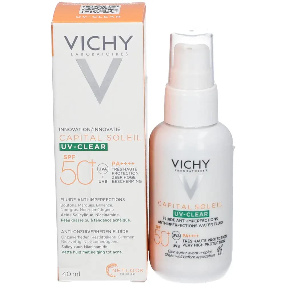Vichy Capital Soleil UV Clear Fluide Anti Imperfections Spf50+