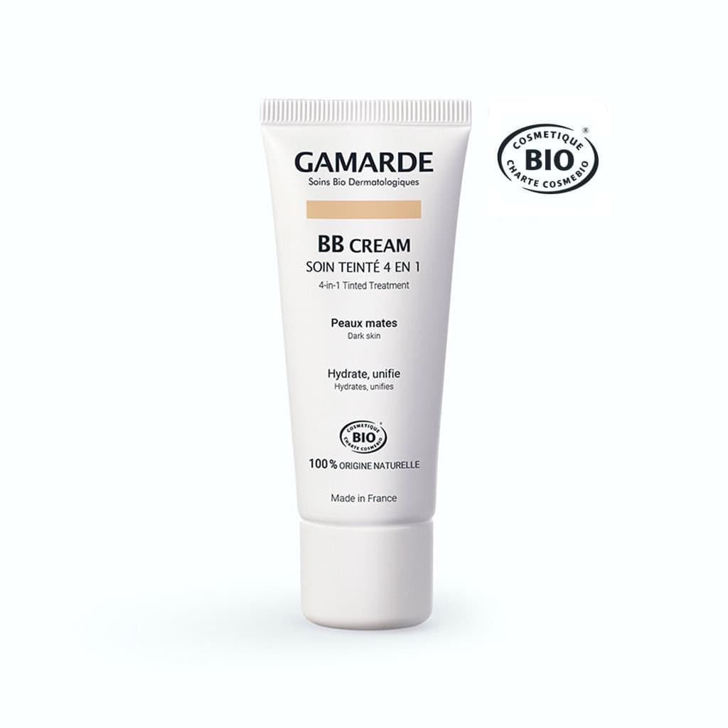 Gamarde BB Cream Soin Teinte 4 En 1 Peaux Mates Bio 40ml