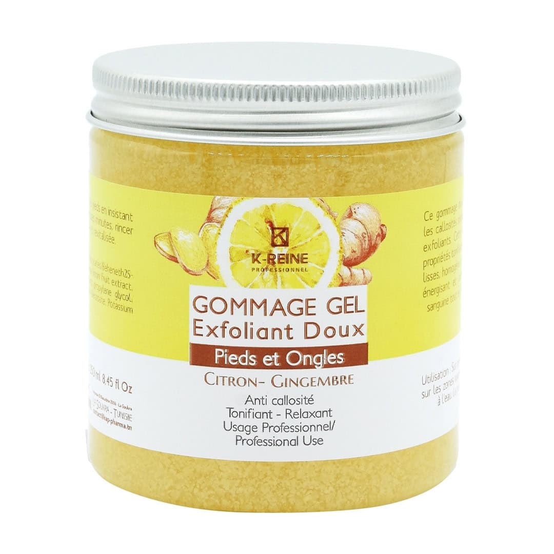 K-reine Gommage GEL Pied Citron Gingembre 250ml