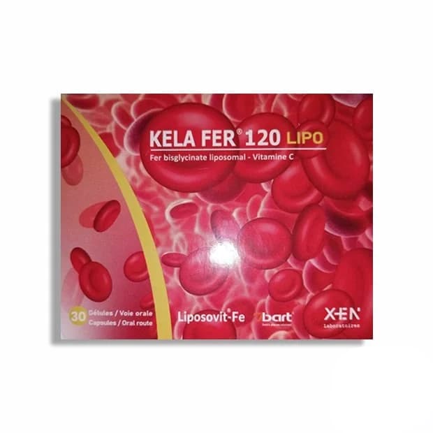 Kela Fer 120mg Lipo 30 Capsules