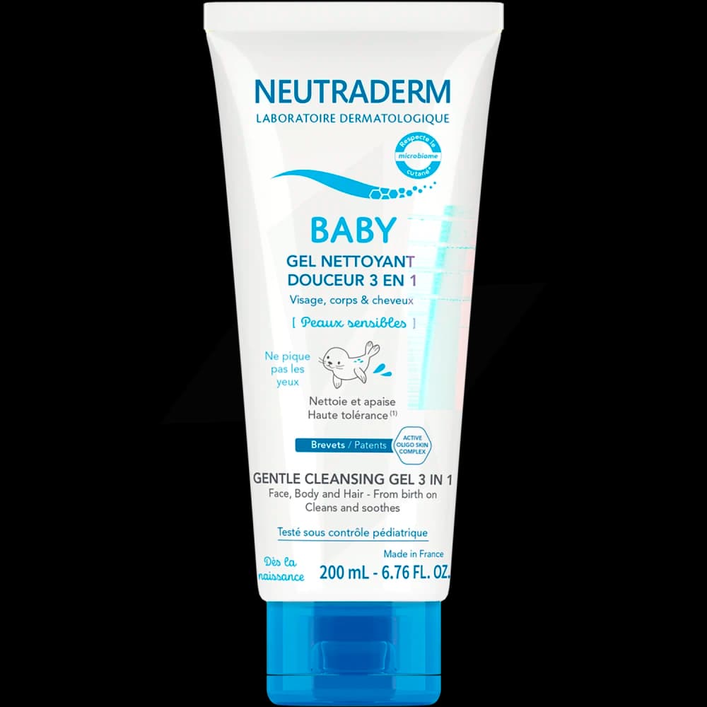 Neutraderm Baby GEL Nettoyant Douceur 3 En 1 200ml