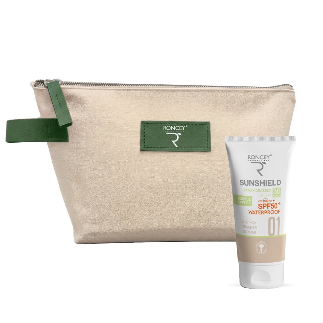 Roncey Ecran Sunshield Waterproof Spf50+ Teinte 01 Peau Grasse 50ml
