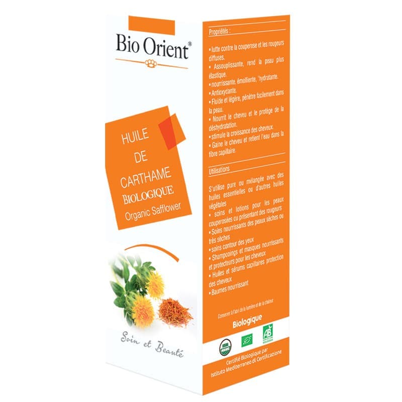 Bio Orient Huile De Carthame Biologique 10ml